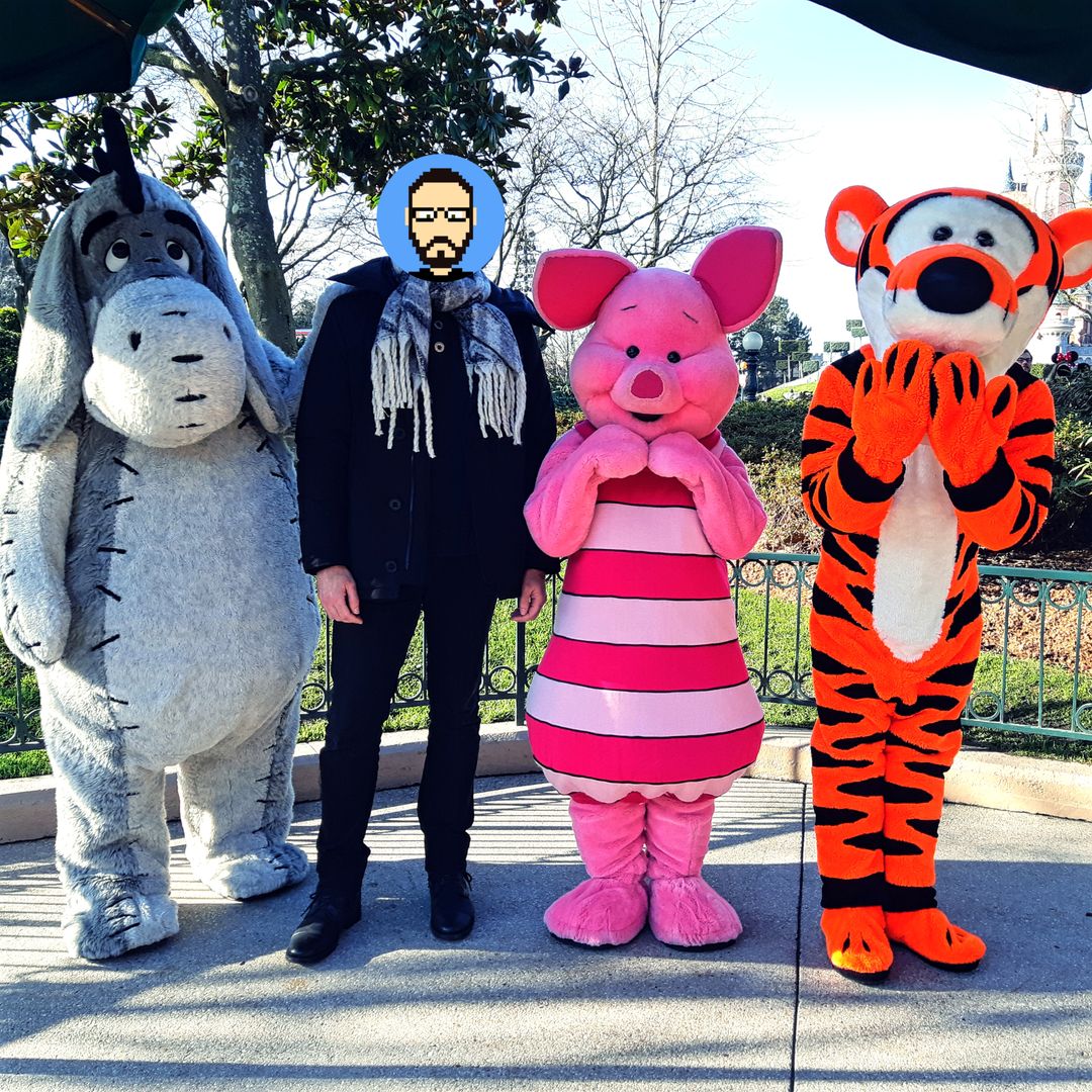 Eeyore, Piglet, Tigger, Plaza Gardens