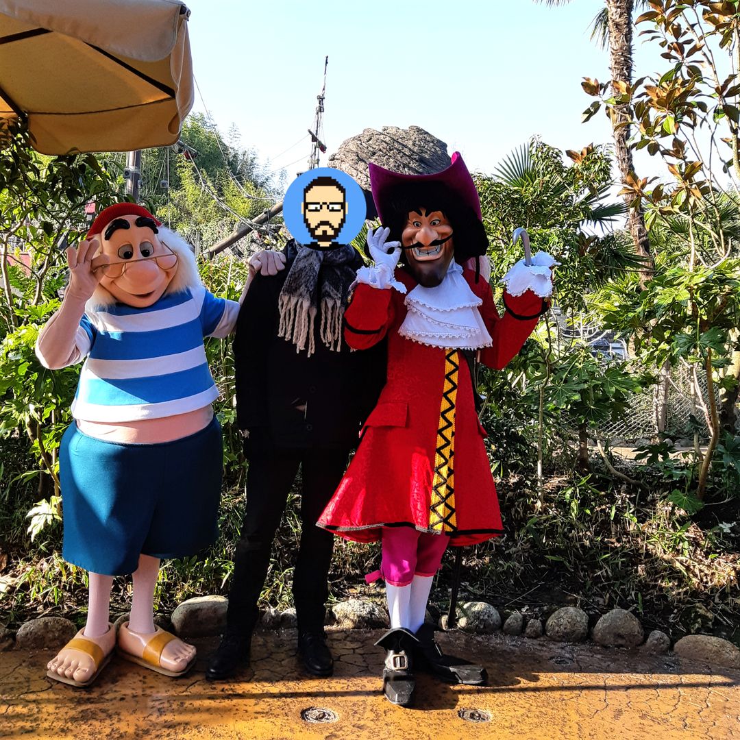 Captain Hook, Mr. Smee, Pirates' Beach