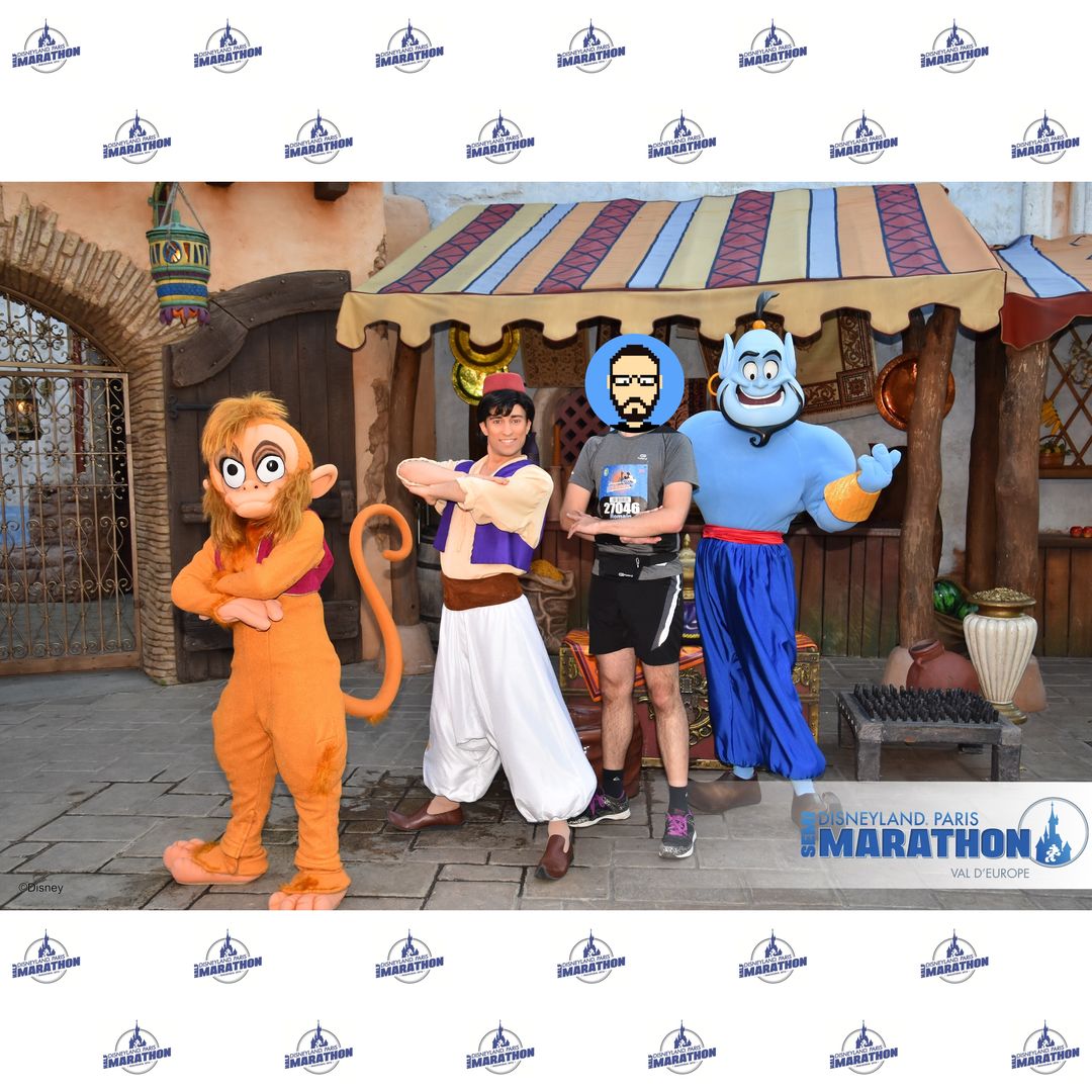 Abu, Aladdin, Genie, Restaurant Agrabah Café